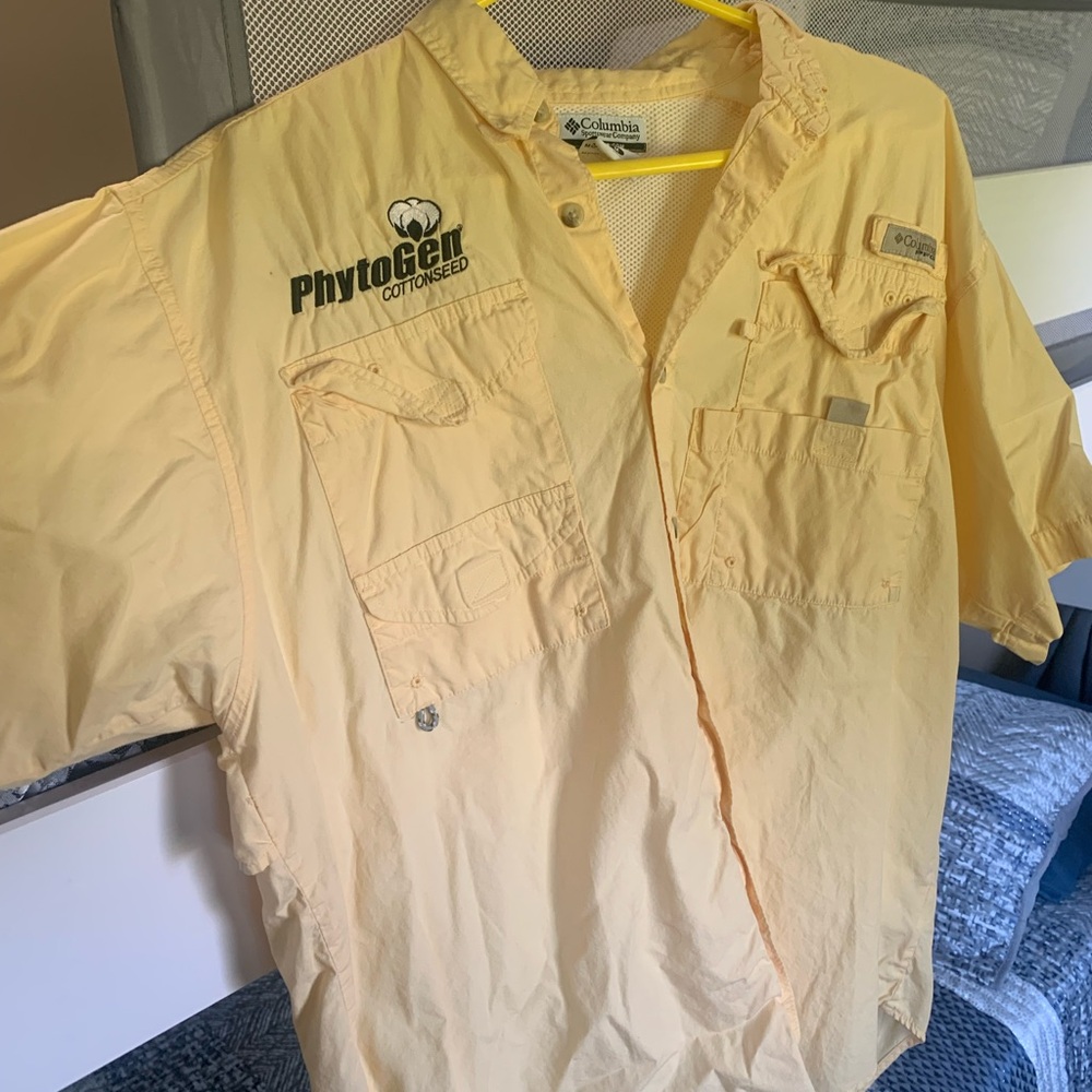 Columbia Men's - Phytogen Yellow shirt
